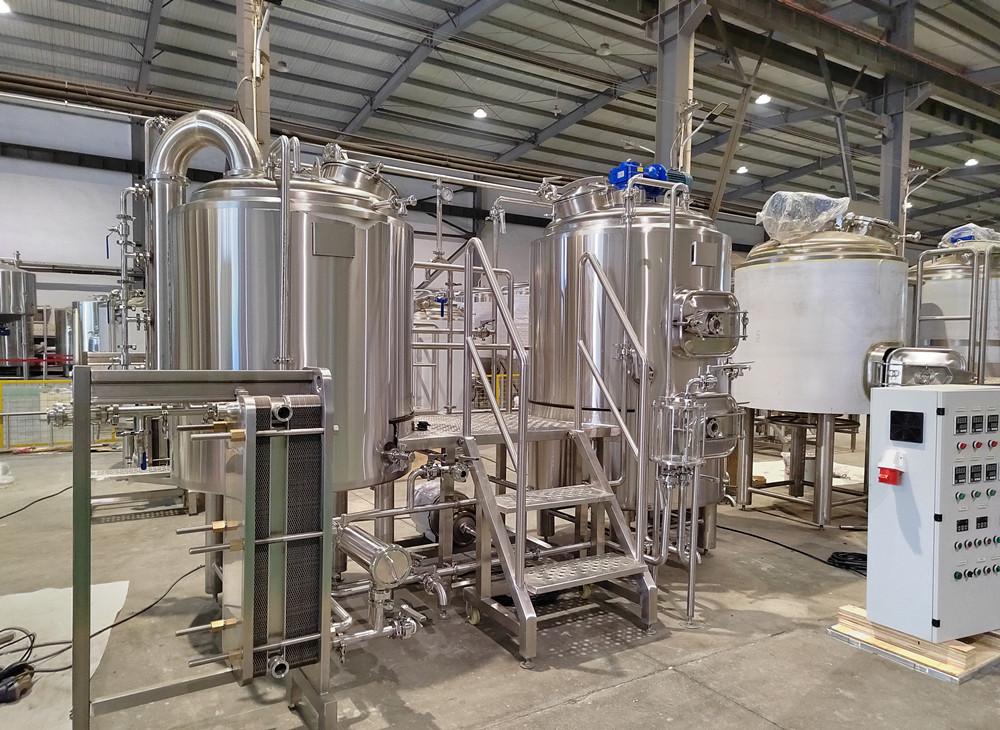 craft brewery equipment, 500L brewery equipment, 500l beer fermenter, beer conical fermenter, beer brewery equipment, combined 3 vessel brewhouse